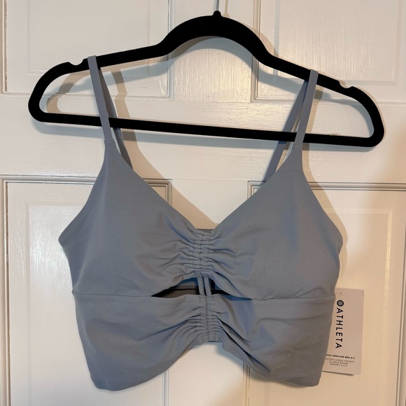 Athleta | Cinch Longline Bra A-C, Light Blue Color, Size L - NWT - Picture 2 of 10
